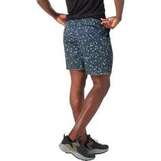 Короткие шорты Merino Sport на подкладке, 8 дюймов мужские Smartwool, цвет Black Composite Print