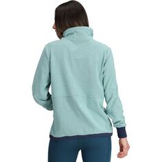 Пуловер с молнией 1/4 Trail Mix женский Outdoor Research, цвет Sage/Naval Blue