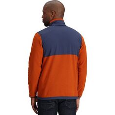 Пуловер с молнией 1/4 Trail Mix мужской Outdoor Research, цвет Terra/Naval Blue