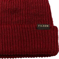 Часы-шапка-бини мужские Filson, красный