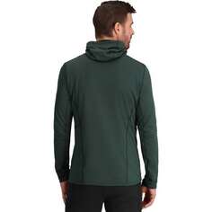 Флисовый пуловер с капюшоном Vigor Grid мужской Outdoor Research, цвет Grove