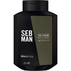 Sebman The Purist Мужской шампунь, очищающий сухие и нормальные и жирные волосы, 250 мл, Sebastian