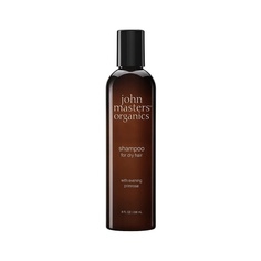 Шампунь для сухих волос с примулой вечерней, подходит для истонченных и окрашенных волос, увлажняющий крем, обогащенный эфирными маслами, белками и аминокислотами, без сульфатов, 8 унций, John Masters Organics