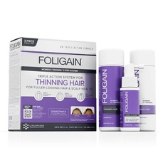 Система ухода за волосами тройного действия для женщин, восстанавливающая средства для волос, дорожный набор из 3 предметов, Foligain