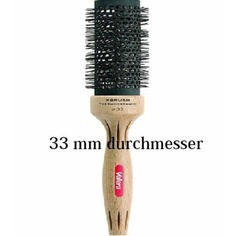 X-Brush Термокерамическая круглая кисть 33 мм с ручкой из бука, швейцарская лучшая цена, Valera