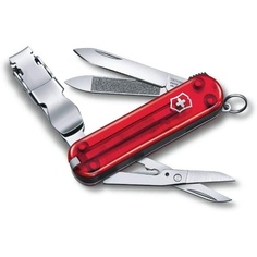 Машинка для стрижки ногтей Стандартная Красная Прозрачная, Victorinox