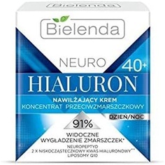 Neuro Hialuron Увлажняющий крем-концентрат против морщин 40+ День Ночь 50 мл, Bielenda