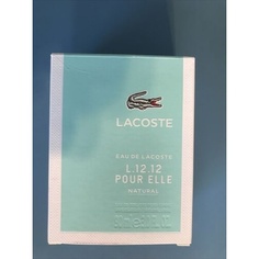 Натуральные духи для женщин Eau De L.12.12 Pour Elle Edt, 3,0 унции — новинка, Lacoste