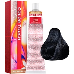 Полуперманентная краска для волос Professionals Color Touch № 2/0, 60 мл, Wella