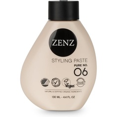 Паста для укладки Pure No. 06 Органическое алоэ вера Органический глицерин Не содержит ароматизаторов Не вызывает аллергии Придает текстурный объем Дополнительную фиксацию для всех типов волос, Zenz
