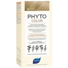 Перманентная краска для волос Phytocolor 10 Экстра Светлый Блондин