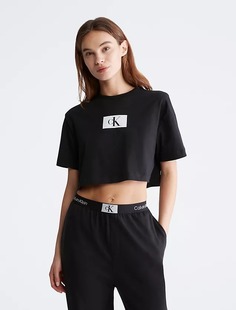 Футболка Calvin Klein Calvin Klein 1996 Lounge Cropped, черный