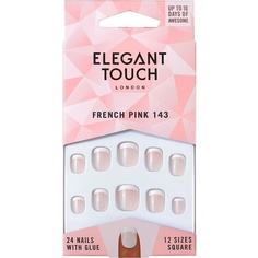 Французские ногти 143 Розовый 1 шт., Elegant Touch