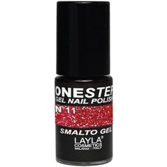 Гель-лак для ногтей One Step Red Comet № 11, Layla Cosmetics