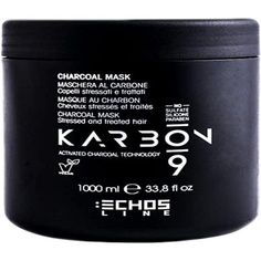 Karbon 9 Угольная веганская органическая маска на углеродной основе, 1000 мл с ванилью, Echosline