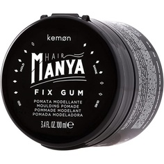 Паста для моделирования десен Hair Manya Fix для придания блеска и сильной фиксации, профессиональная укладка волос для мужчин, 100 мл, Kemon