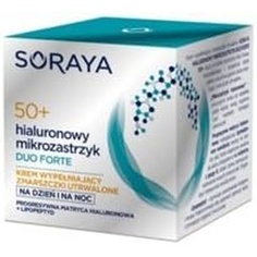Duo Forte Hyaluronic Micro-Injection 50+ Крем-наполнитель для дня и ночи, 50 мл, Soraya