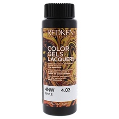 Color Gels Lacquer Стойкая краска для волос, № 4Nw Клен, 60 мл, Redken