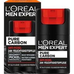 Men Expert Увлажняющее средство против прыщей Pure Carbon 50 мл, L&apos;Oreal L'Oreal