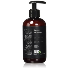 Шампунь Green Repair 250 мл для поврежденных волос с питательным аргановым маслом — 100% веганская формула — без сульфатов, Kis