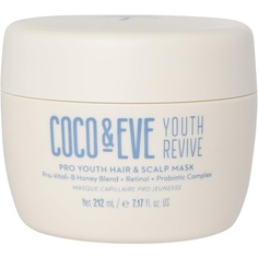 Маска для волос и кожи головы Pro Youth с медом, ретинолом и пробиотиками 212 мл, Coco &amp; Eve