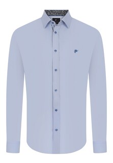 Рубашка на пуговицах стандартного кроя Denim Culture GIANFRANCO, синий