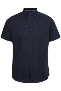 Рубашка на пуговицах стандартного кроя INDICODE JEANS IDHank, темно-синий