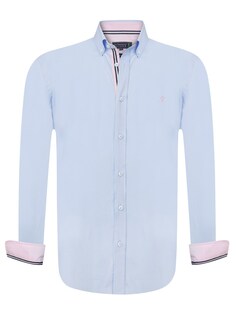 Рубашка на пуговицах стандартного кроя Sir Raymond Tailor Waterford, светло-синий