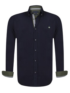 Рубашка на пуговицах стандартного кроя Sir Raymond Tailor Waterford, темно-синий