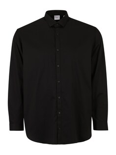 Комфортная рубашка на пуговицах Jack &amp; Jones Plus Blacardiff, черный