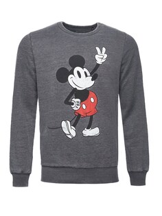 Толстовка Recovered Disney Mickey Peace Pose, темно-серый Re:Covered