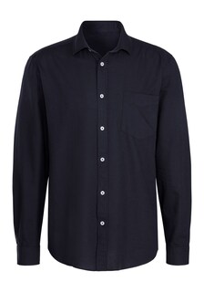 Деловая рубашка стандартного кроя H.I.S EM LBG, темно-синий