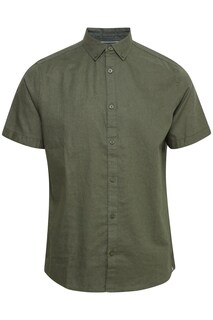 Рубашка на пуговицах стандартного кроя INDICODE JEANS Hank, оливковое