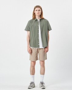 Рубашка на пуговицах стандартного кроя Minimum, зеленый