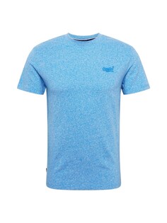 Зауженная футболка Superdry, синий/голубой