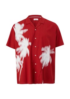 Комфортная рубашка на пуговицах s.Oliver Men Big Sizes, темно-красный
