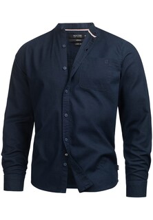 Рубашка на пуговицах стандартного кроя INDICODE JEANS, темно-синий