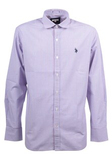 Рубашка на пуговицах стандартного кроя U.S. Polo Assn., фиолетовый