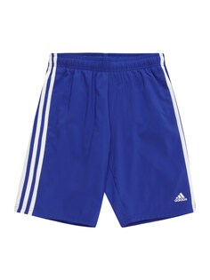 Обычные тренировочные брюки Adidas Essentials 3-Stripes, синий