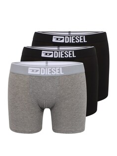 Трусы боксеры Diesel Sebastian, пестрый серый/черный