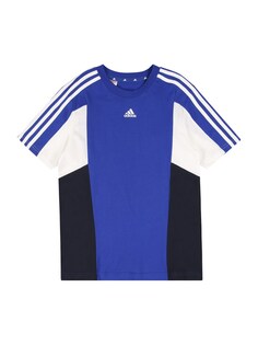 Рубашка для выступлений Adidas Colorblock 3-Stripes Fit, синий