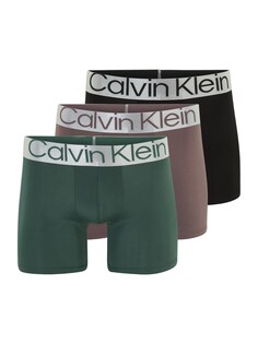 Трусы боксеры Calvin Klein, темно-зеленый/сиреневый/черный