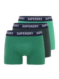 Трусы боксеры Superdry, травяно-зеленый/темно-зеленый