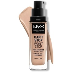 Nyx Can’t Stop Won’t Stop Тональный крем с полным покрытием Light, 30 мл, Nyx Professional Makeup