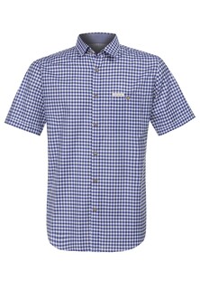 Комфортная традиционная рубашка на пуговицах Stockerpoint, синий