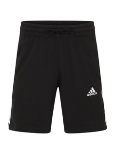 Обычные тренировочные брюки Adidas Essentials 3-Stripes, черный