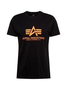 Футболка стандартного кроя Alpha Industries, черный