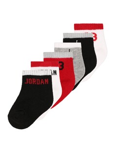 Носки Jordan, серый/красный/черный/белый