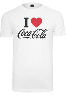 Футболка Merchcode Coca Cola I Love Coke, белый