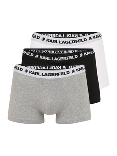 Трусы боксеры Karl Lagerfeld, серый/черный/белый